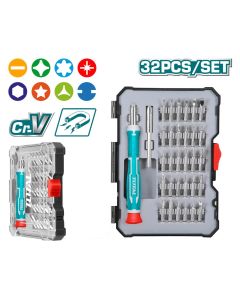 TOTAL UTENSILI TACSD30326 - Cacciavite di precisione - 30 punte incluse - 