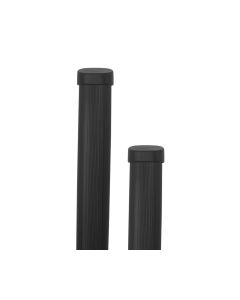 CAM 2851 - BARRE TOTUS ACCIAIO CM.130 NERO COPPIA