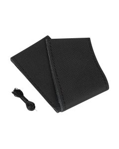 PILOT - Premium Perforated, coprivolante in pelle - L - Ø 37/39 cm - Nero