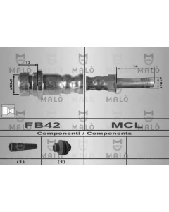 AKRON-MALÒ 80261 - Flessibile del freno