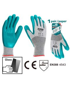 TOTAL UTENSILI TSP1706-XL - Guanti in Nitrile e HPPE - Taglia XL - 