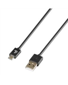 LAMPA - Linea Essentials, Cavo Usb > Micro Usb - 100 cm - Nero