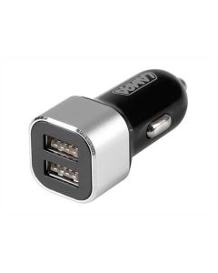 LAMPA - Caricabatteria 2 porte Usb - Fast Charge - 4800 mA - 12/24V