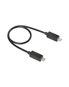 LAMPA - Cavo OTG Micro Usb > Micro Usb - 30 cm - Nero