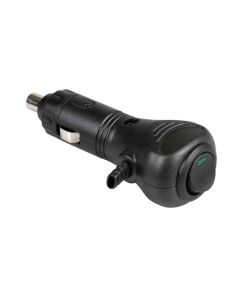 LAMPA - Spinotto per presa accendisigari con ingresso cavo laterale, 12/24V
