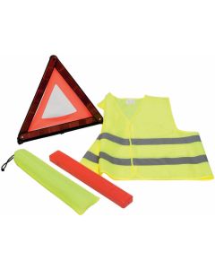 XONE EF041 - KIT SOS EMERGENZA TRIANGOLO + GIUBBINO - 