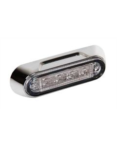LAMPA - Premium, luce a 4 led, montaggio superficie, 12/24V - Rosso