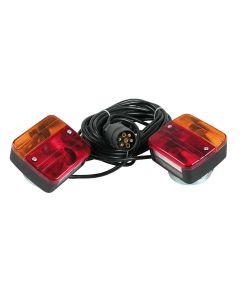 LAMPA - Pronto-Fari, kit di segnalazione posteriore magnetico, 12V