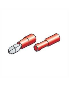 LAMPA - Kit 40 terminali-capicorda rotondi - Rosso