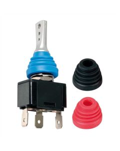 LAMPA - Interruttore a leva con cuffie intercambiabili - 12/24V - 20A