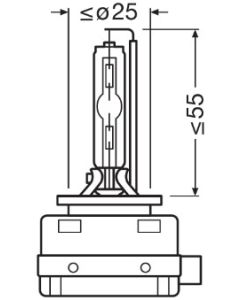 OSRAM 66140CBN - Lampadina, Faro principale