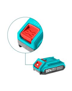 TOTAL UTENSILI TFBLI2001E - Batteria al Litio 20V - 2Ah - 