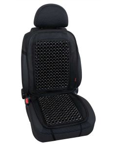 LAMPA - Evoluzione, schienale in palline di legno - Nero