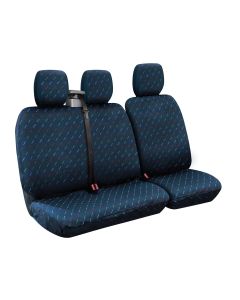 LAMPA - Dido-2, set fodere per furgone con avvolgicintura - Blu