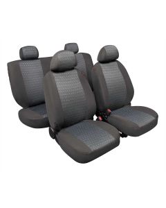 LAMPA - Rex Basic-Fit, set fodere coordinate in jacquard, universali - Antracite