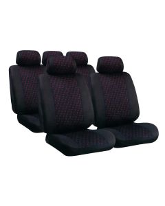 LAMPA - Glamur, set fodere coordinate in jacquard - Nero