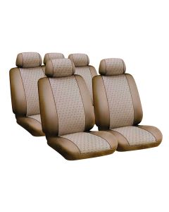 LAMPA - Glamur, set fodere coordinate in jacquard - Beige