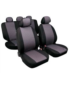 LAMPA - Diago, set fodere coordinate in jacquard - Nero