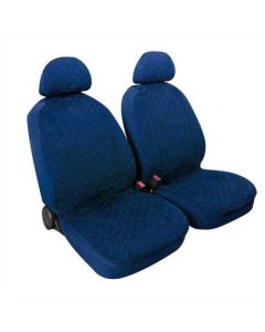 LAMPA - Miky, coppia coprisedili anteriori in microfibra, universali - Blu scuro