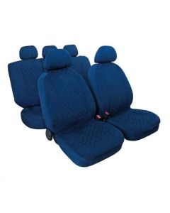 LAMPA - Miky, set fodere coordinate in microfibra - Blu scuro