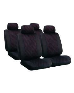 LAMPA - Glamur Basic-Fit, set fodere coordinate in jacquard - Nero