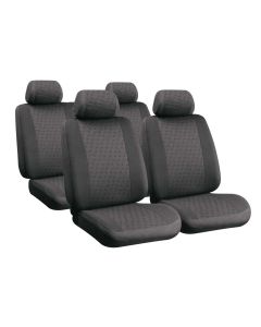 LAMPA - Glamur Basic-Fit, set fodere coordinate in jacquard - Antracite