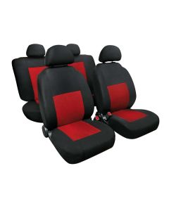 LAMPA - Sport, set fodere coordinate in jacquard - Rosso/Nero
