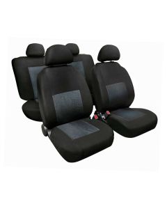 LAMPA - Sport, set fodere coordinate in jacquard - Grigio/Nero