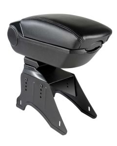 LAMPA - Premium, bracciolo 3 funzioni con doppio sistema di fissaggio e connessione USB, 12V - Carbon-Look