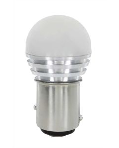 PILOT - 10-30V Mega-Led 9 - 1 SMD x 9 chips - (P21/5W) - BAY15d - 1 pz  - D/Blister - Bianco