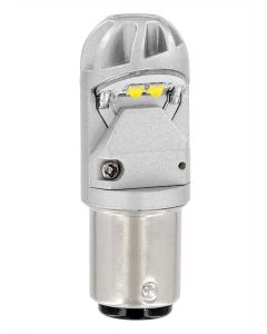 PILOT - 9-30V Mega-Led HP-4 - 4 SMD x 1 chip - (P21/5W) - BAY15d - 1 pz  - D/Blister - Arancio