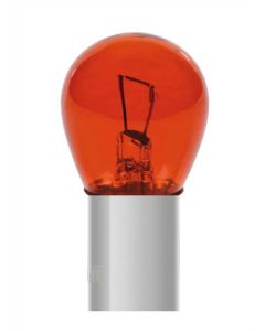 PILOT - 12V Red Dyed Glass, Lampada 1 filamento - (P21W) - 21W - BA15s - 2 pz  - D/Blister