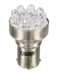 PILOT - 12V Lampada Multi-Led 11 Led - (P21W) - BA15s - 1 pz  - Scatola - Arancio