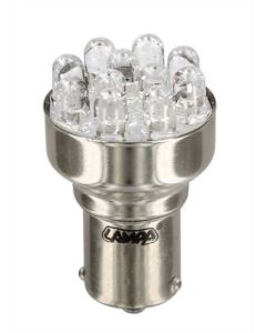 PILOT - 12V Lampada Multi-Led 11 Led - (PY21W) - BAU15s - 1 pz  - Scatola - Arancio