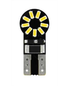 PILOT - 12V Hyper-Led 18 - 18 SMD x 1 chips - (T10) - W2,1x9,5d - 2 pz  - D/Blister - Bianco - Doppia polarità - Resistenza incorporata