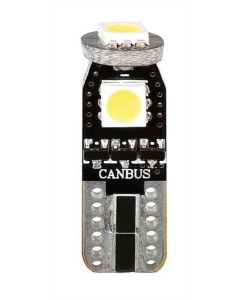 PILOT - 12V Hyper-Led 9 - 3 SMD x 3 chips - (T10) - Trifocus - W2,1x9,5d - 2 pz  - D/Blister - Bianco - Doppia polarità - Resistenza incorporata