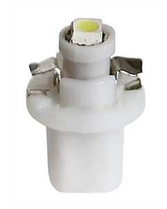 PILOT - 12V Hyper-Led 2 - 1 SMD x 2 chips - B8,5d - 2 pz  - Scatola - Bianco