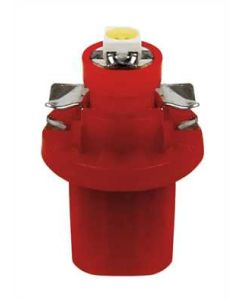 PILOT - 12V Hyper-Led 2 - 1 SMD x 2 chips - B8,5d - 2 pz  - D/Blister - Rosso