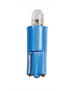 PILOT - 12V Kit Lampade cruscotto 1 Led - (T3) - W2x4,6d - 5 pz  - D/Blister - Bianco