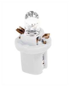PILOT - 12V Lampada cruscotto 1 Led - B8,5d - 2 pz  - D/Blister - Bianco