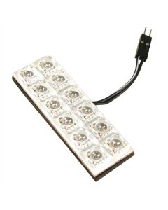 PILOT - 12V Hyper-Led - Pannello 12 Led - 20x60 mm - 1 pz  - D/Blister - Bianco