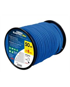 LAMPA - Corda elastica in bobina - Ø 8 mm - 50 m - Blu