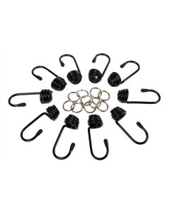 LAMPA - Set 10 ganci + morsetti - Ø 10 mm