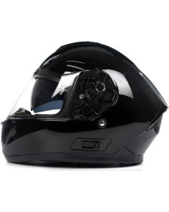 BHR 814 - Casco Off Road Nero Metallizzato