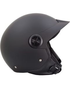 BHR 833 - Casco Peak Omologato ECE 22.06 Nero Opaco Demi Jet