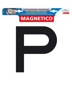 LAMPA - Contrassegno per esercitazioni guida, magnetico - Posteriore