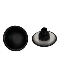 LAMPA - Coppia borchie copriforo in ABS - Ø 22 mm