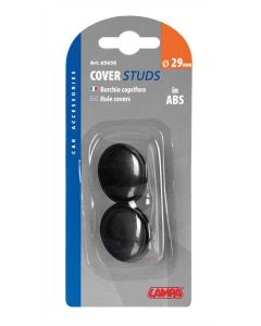 LAMPA - Coppia borchie copriforo in ABS - Ø 29 mm
