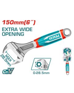 TOTAL UTENSILI THT101066 - Chiave Regolabile 0-28,5mm Cr-V - Industrial - 