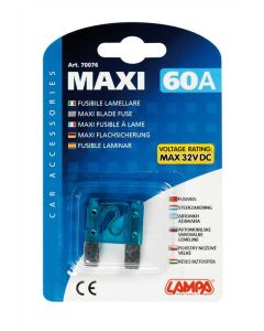 LAMPA - Fusibile lamellare Maxi, 12/32V - 60A